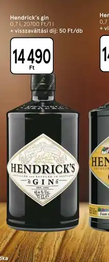 Tesco HENDRICK'S gin ajánlat