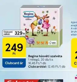 Tesco Regina húsvéti szalvéta ajánlat