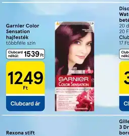 Tesco Garnier Color Sensation hajfesték ajánlat