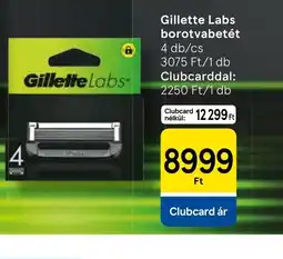 Tesco Gillette Labs borotvabetét ajánlat