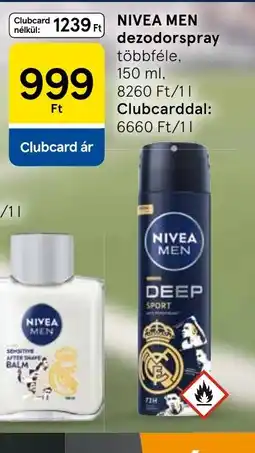 Tesco NIVEA MEN dezodorspray ajánlat