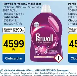 Tesco Perwoll folyékony mosszer ajánlat