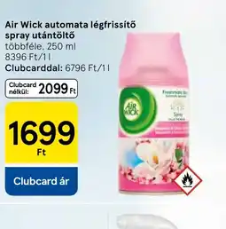 Tesco Air Wick automata légfrissítő ajánlat