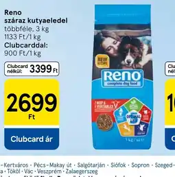Tesco Reno száraz kutyaeledel ajánlat