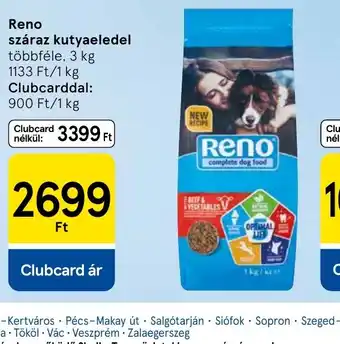 Tesco Reno száraz kutyaeledel ajánlat