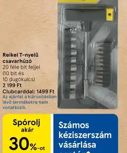 Tesco Reikel T-nyelű csavarhúz ajánlat