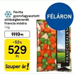 Tesco Fevita gyorsfagyasztott zöldségkeverék francia módra ajánlat