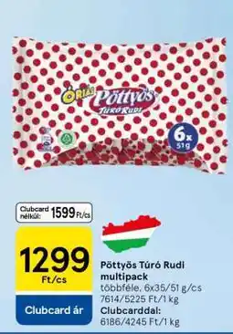 Tesco Pöttyös Túró Rudi Multipack ajánlat