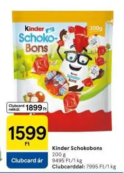 Tesco KINDER SCHOKOBONS ajánlat