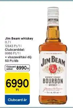 Tesco JIM BEAM WHISKEY ajánlat