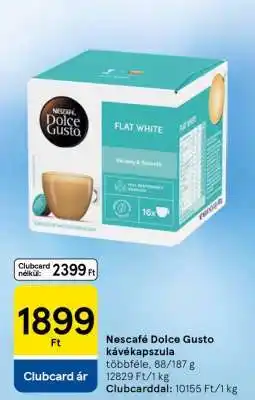Tesco NESCAFE Dolce Gusto kávékapszula ajánlat
