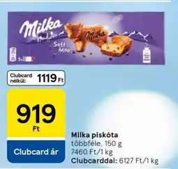Tesco Milka piskóta ajánlat
