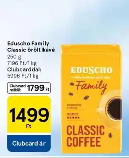 Tesco EduScho Family Classic őrölt kávé ajánlat