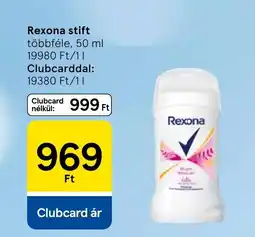 Tesco Rexona stift ajánlat