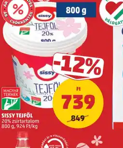 PENNY SISSY TEJFÖL ajánlat