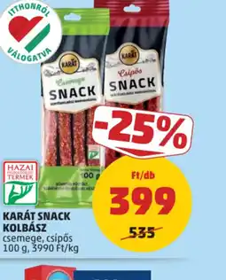 PENNY KARÁT SNACK KOLBÁSZ ajánlat
