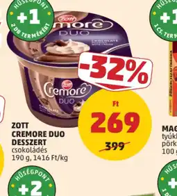 PENNY ZOTT CREMORE DUO DESSZERT ajánlat