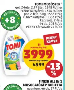 PENNY TOMI MOSSZER ajánlat