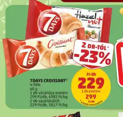 PENNY 7DAYS CROISSANT ajánlat