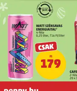 PENNY WATT SZÉNSAVAS ENERGIAITAL ajánlat