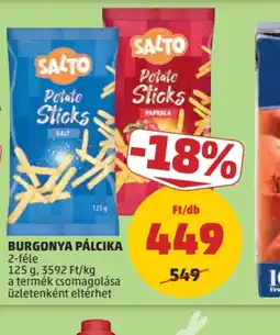 PENNY SALTO BURGONYA PÁLCIKA ajánlat