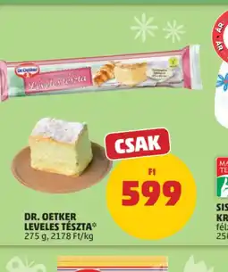 PENNY DR. OETKER LEVELES TÉSZTA ajánlat