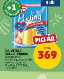 PENNY DR. OETKER EREDETI PUDING ajánlat