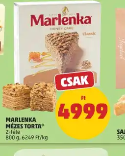 PENNY MARLENKA MÉZES TORTA ajánlat