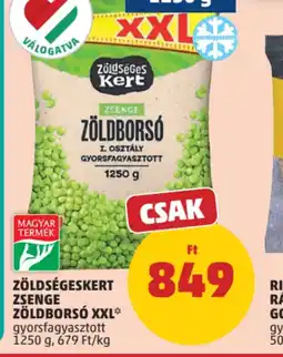 PENNY ZÖLDSÉGESKERT ZSENGE ZÖLDBORS XXL ajánlat