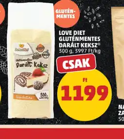 PENNY LOVE DIET GLUTÉNMENTES DARÁLT KEKSZ ajánlat