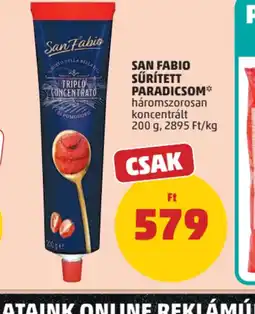 PENNY SAN FABIO Sűrített paradicsom ajánlat