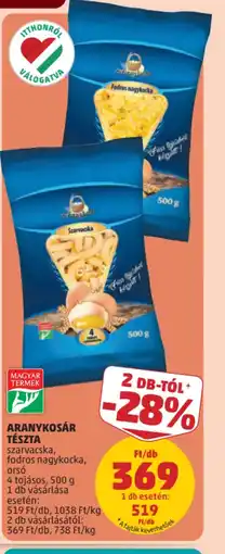 PENNY ARANYKOSÁR TÉSZTA ajánlat