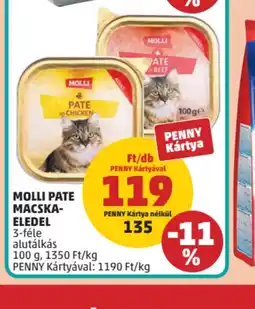 PENNY MOLLI PATE MACSKA-ELEDEL ajánlat