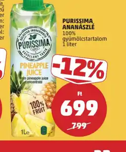 PENNY PURISSIMA ANANÁSZLÉ ajánlat