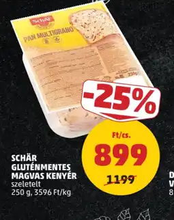 PENNY SCHÄR GLUTÉNMENTES MAGVAS KENYÉR ajánlat