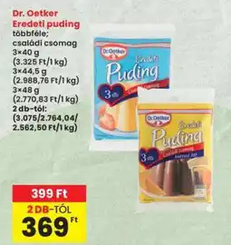 Interspar Dr. Oetker Eredeti Puding ajánlat