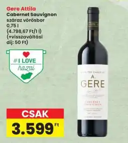 Interspar Gere Attila ajánlat