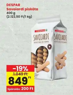 Interspar DESPAR Savoiardi piskóta ajánlat