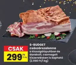 Interspar S-BUDGET császárszalonna ajánlat