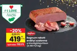 Interspar Regnum rakott erdélyi szalonna a kiszolgálópultban ajánlat