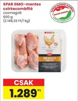 Interspar SPAR GMO-mentes csirkecombfilé ajánlat