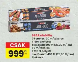 Interspar SPAR alufólia ajánlat