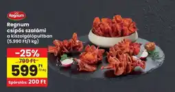 Interspar Regnum csípős szalámi a kiszolgálópultban ajánlat