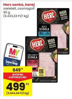 Interspar Herz sonka, karaj ajánlat