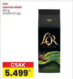 Interspar L'OR Szemes Kávé ajánlat