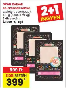 Interspar SPAR Kölyök csirkemellsonka ajánlat