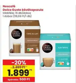 Interspar NESCAFE Dolce Gusto kávékapszula ajánlat