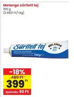 Interspar Melange sűrített tej ajánlat