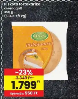 Interspar Piskóta tortakarika ajánlat