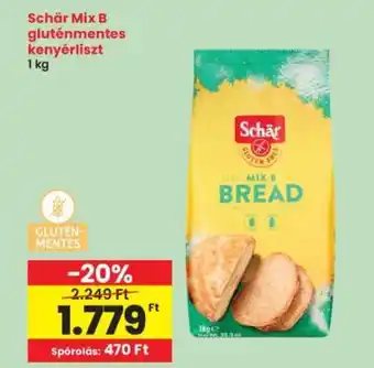 Interspar Schär Mix B gluténmentes kenyérliszt ajánlat